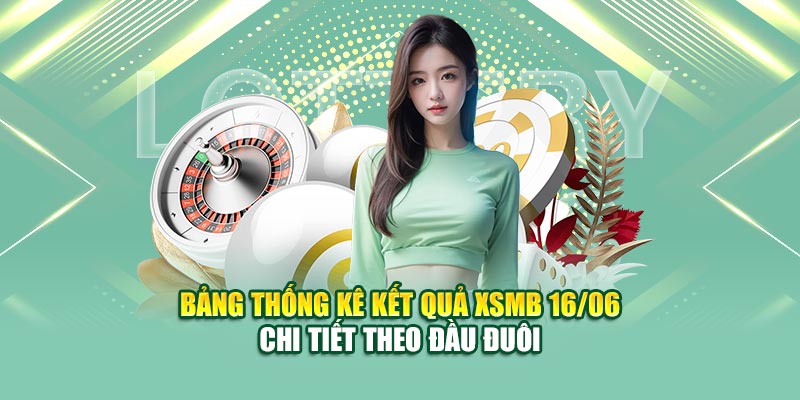 Bảng thống kê kết quả XSMB 16/06 chi tiết theo đầu đuôi